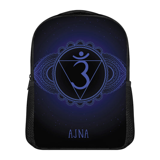 Ajna Chakra Symbol Print Casual Backpack