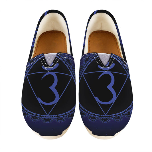 Ajna Chakra Symbol Print Casual Shoes