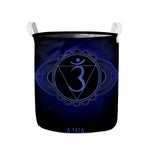 Ajna Chakra Symbol Print Collapsible Laundry Basket