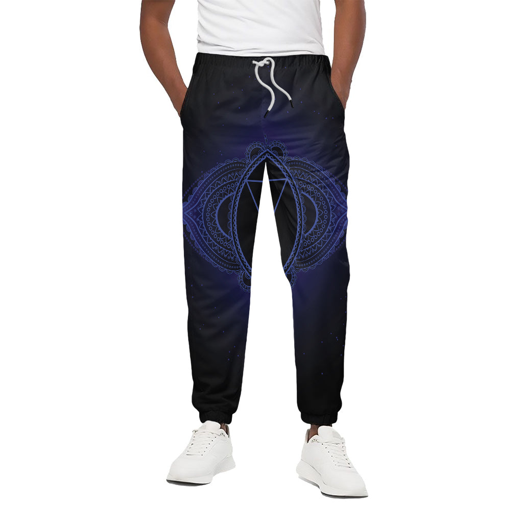 Ajna Chakra Symbol Print Cotton Pants