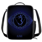 Ajna Chakra Symbol Print Crossbody Lunch Bag