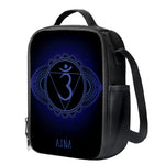 Ajna Chakra Symbol Print Crossbody Lunch Bag
