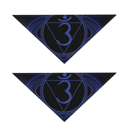 Ajna Chakra Symbol Print Dog Bandana