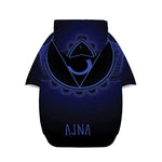 Ajna Chakra Symbol Print Dog Zip Up Hoodie