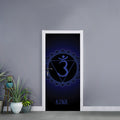 Ajna Chakra Symbol Print Door Sticker