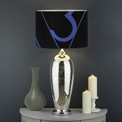 Ajna Chakra Symbol Print Drum Lamp Shade