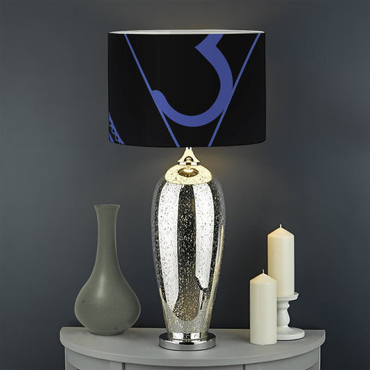 Ajna Chakra Symbol Print Drum Lamp Shade