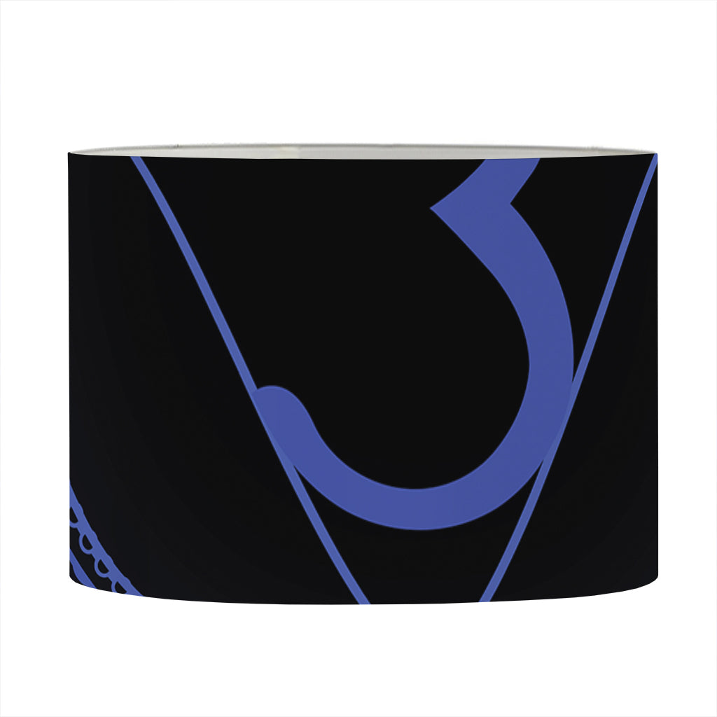 Ajna Chakra Symbol Print Drum Lamp Shade