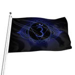 Ajna Chakra Symbol Print Flag