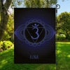 Ajna Chakra Symbol Print Garden Flag