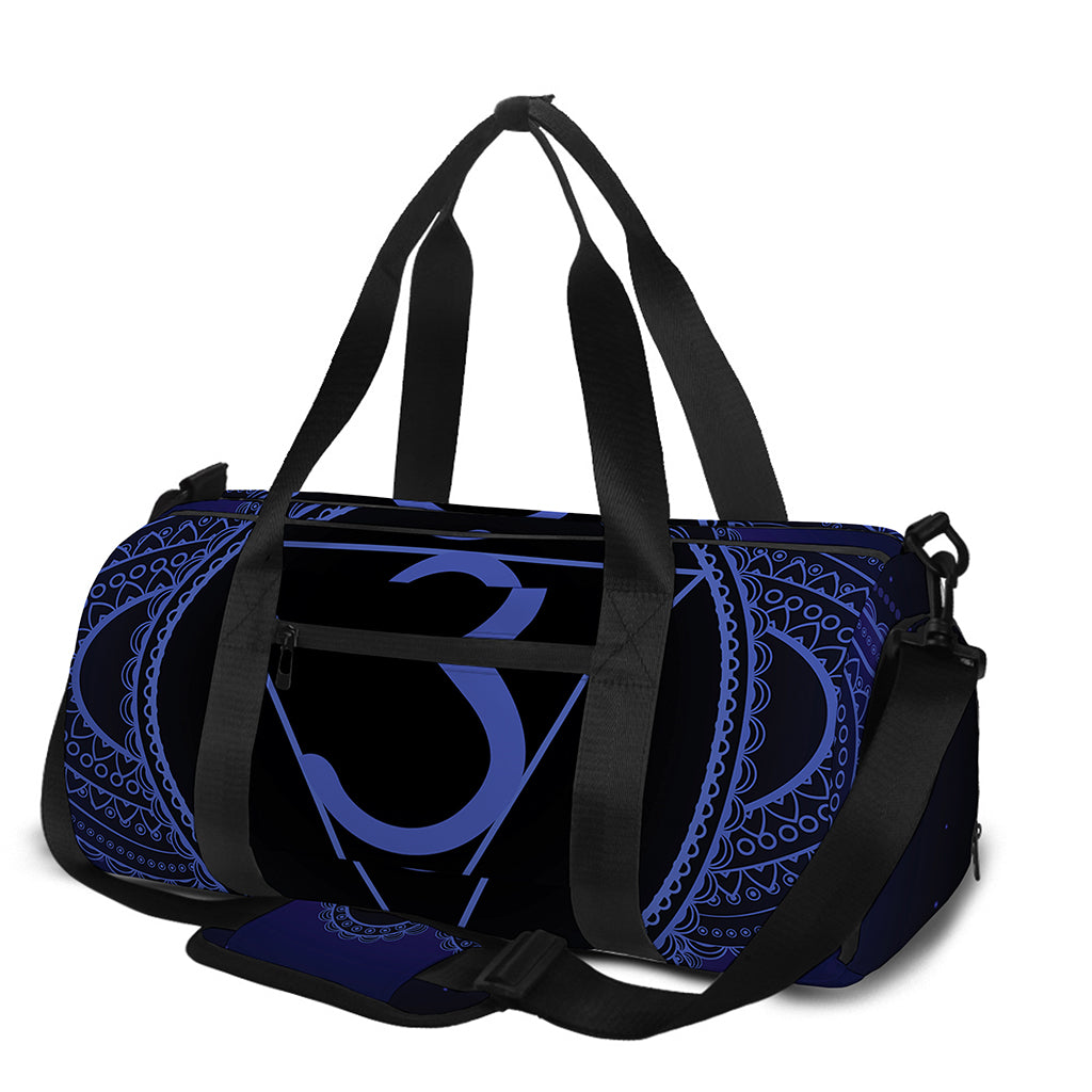 Ajna Chakra Symbol Print Gym Bag