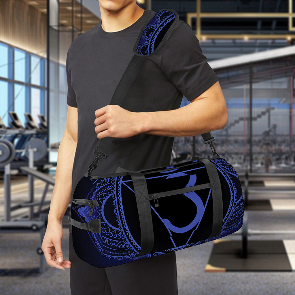 Ajna Chakra Symbol Print Gym Bag