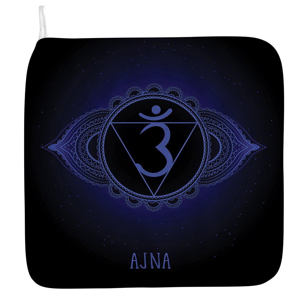 Ajna Chakra Symbol Print Hand Towel
