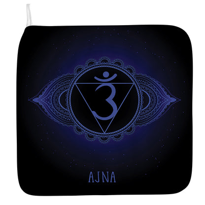 Ajna Chakra Symbol Print Hand Towel