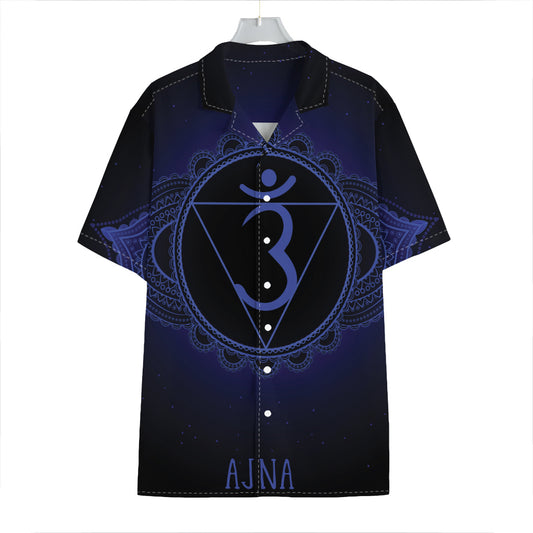 Ajna Chakra Symbol Print Hawaiian Shirt