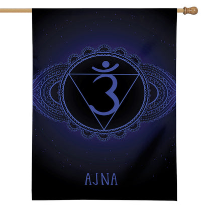 Ajna Chakra Symbol Print House Flag