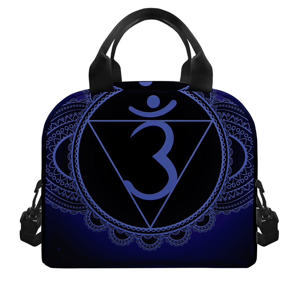 Ajna Chakra Symbol Print Insulated Lunch Bag