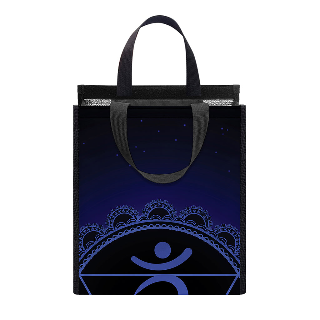 Ajna Chakra Symbol Print Insulated Lunch Tote