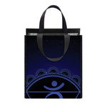 Ajna Chakra Symbol Print Insulated Lunch Tote