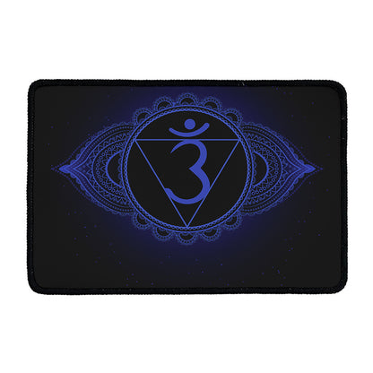 Ajna Chakra Symbol Print Kitchen Mat