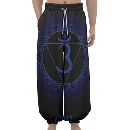 Ajna Chakra Symbol Print Lantern Pants