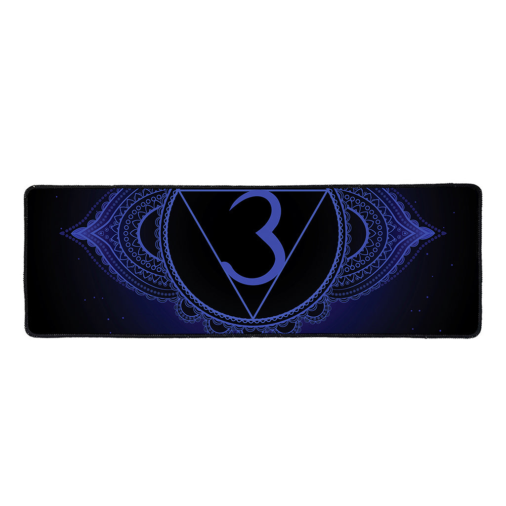 Ajna Chakra Symbol Print Long Kitchen Mat