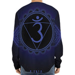 Ajna Chakra Symbol Print Long Sleeve Baseball Jersey