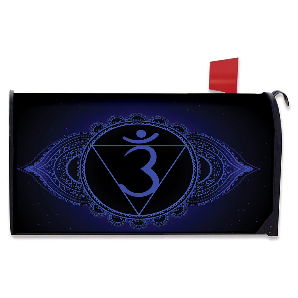 Ajna Chakra Symbol Print Mailbox Cover