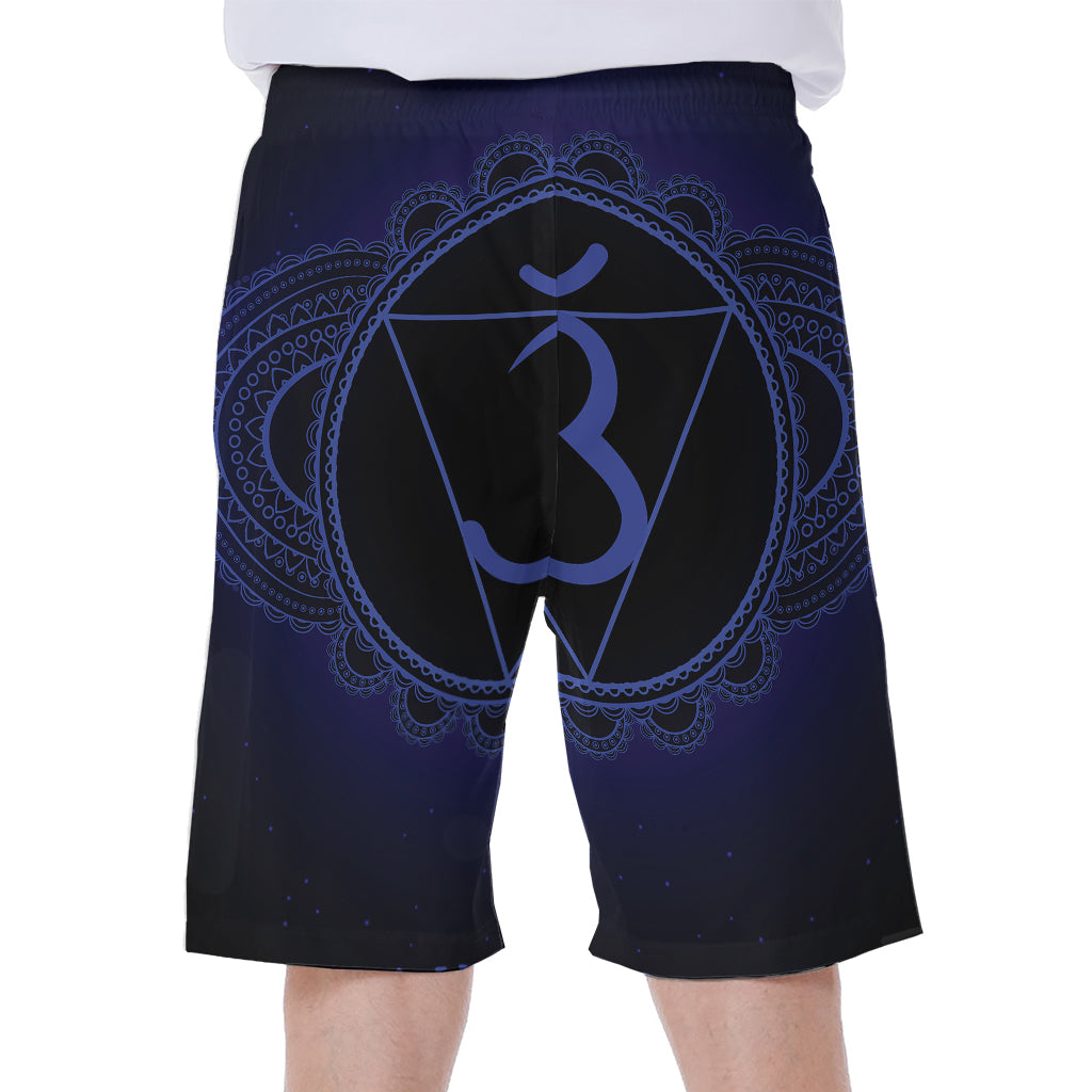 Ajna Chakra Symbol Print Men's Beach Shorts