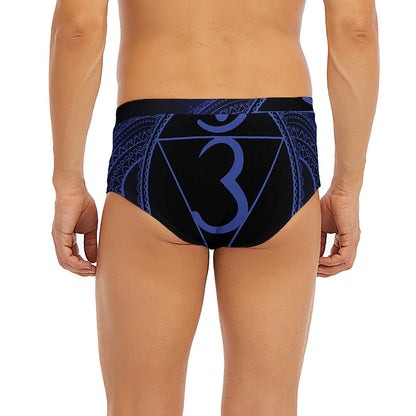 Ajna Chakra Symbol Print Men's Briefs