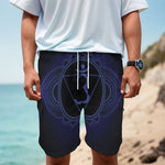 Ajna Chakra Symbol Print Men's Cargo Shorts