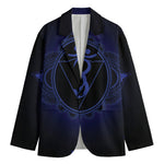 Ajna Chakra Symbol Print Men's Cotton Blazer