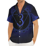 Ajna Chakra Symbol Print Men's Deep V-Neck Shirt