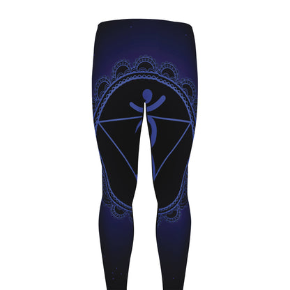 Ajna Chakra Symbol Print Men's leggings