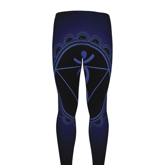 Ajna Chakra Symbol Print Men's leggings