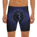 Ajna Chakra Symbol Print Men's Long Boxer Briefs