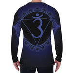 Ajna Chakra Symbol Print Men's Long Sleeve T-Shirt