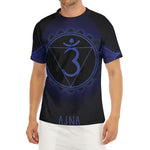 Ajna Chakra Symbol Print Men's Short Sleeve Rash Guard