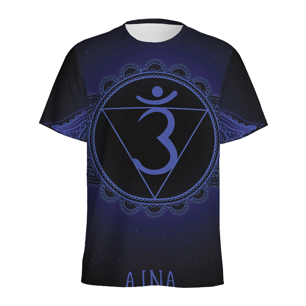Ajna Chakra Symbol Print Men's Sports T-Shirt