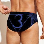 Ajna Chakra Symbol Print Men's Swim Briefs