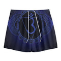 Ajna Chakra Symbol Print Mesh Shorts