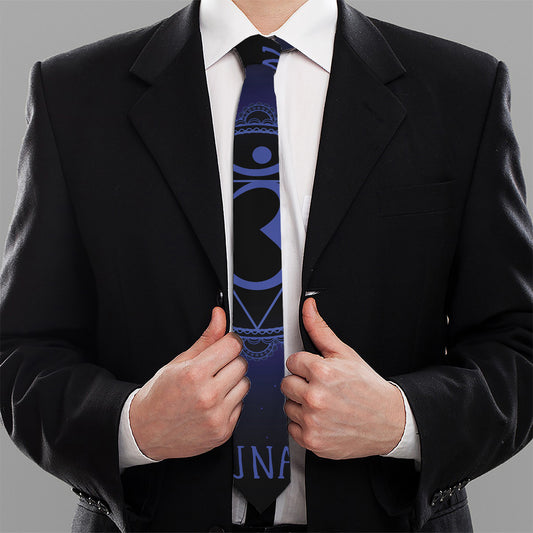 Ajna Chakra Symbol Print Necktie
