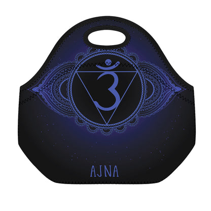 Ajna Chakra Symbol Print Neoprene Lunch Bag