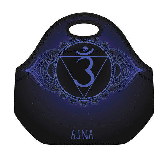 Ajna Chakra Symbol Print Neoprene Lunch Bag