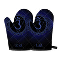 Ajna Chakra Symbol Print Oven Mitts