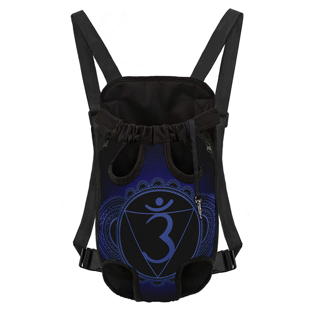 Ajna Chakra Symbol Print Pet Carrier Backpack