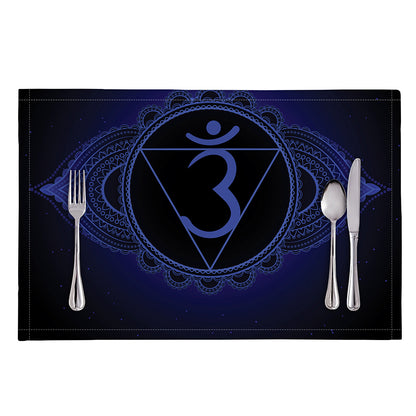 Ajna Chakra Symbol Print Placemat
