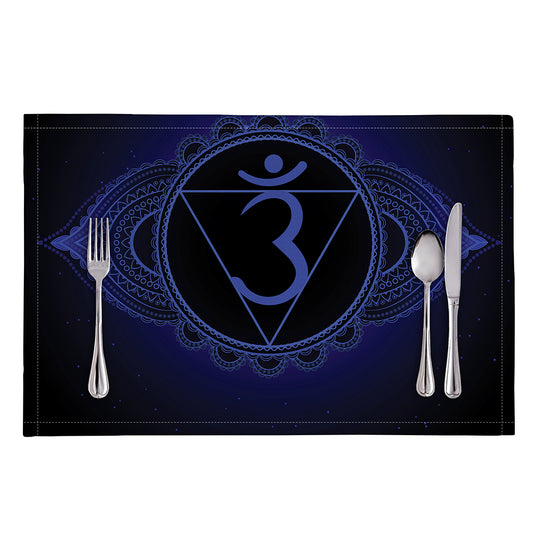 Ajna Chakra Symbol Print Placemat