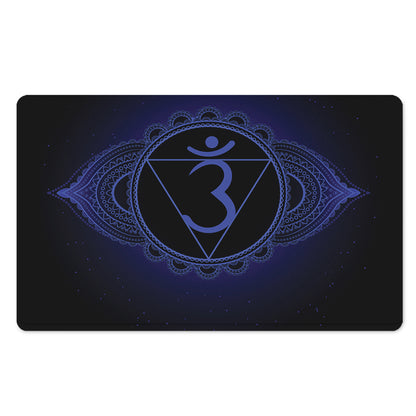 Ajna Chakra Symbol Print Polyester Doormat