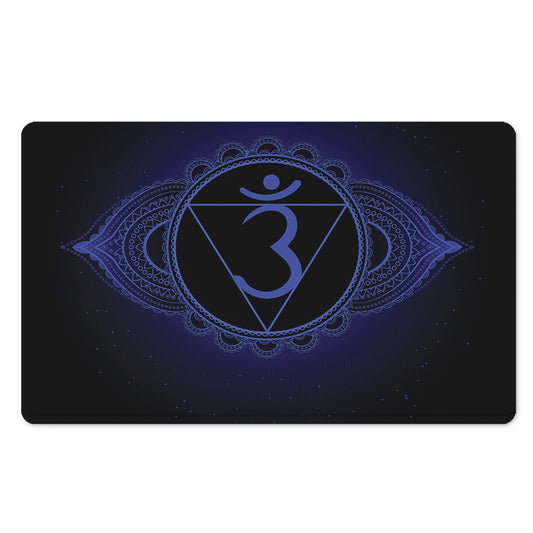 Ajna Chakra Symbol Print Polyester Doormat